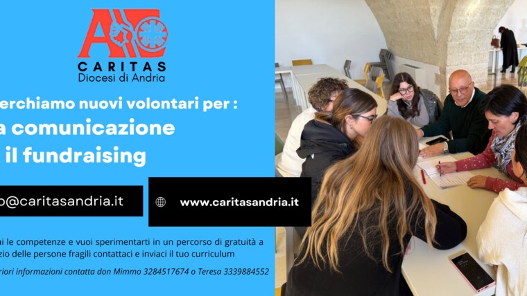Ricerca Nuovi Volontari 2026